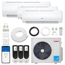 TOSOT - Aire acondicionado minisplit trizona de 36.000 BTU - Bomba de calor