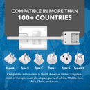Adaptador de viaje internacional - Todo en uno - 3 USB - Diseño compacto (M8 Max)