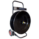 Dispensador manual de flejes de polipropileno con carro – Núcleo de 16 x 6 pulg.