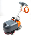 RT15 Fregadora de pisos comercial compacta de 14", 14500 pies cuadrados/h, Tanque de aguas residuales de 4 galones, Limpieza eficiente para pisos duros