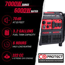 7000W Inverter Generator w/ CO Alert PS5055C