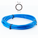Polyurethane (PU) Pneumatic Tubing Blue, Roll 6mm x 4mm x 5m (16.4ft)