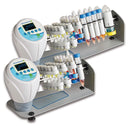 Minirotador programable Benchmark R4040 RotoBot, incluye soportes para tubos de 12 x 1,5 ml, 2 x 15 ml y 2 x 50 ml.
