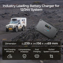 Cargador de baterías CC-CC REGO 12V/24V 30A
