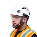 Retractable Eye Shield for Hard Hats