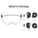 Protector retráctil de ojos 6 Series para cascos de seguridad