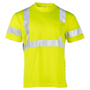Camisa de seguridad reflectante de alta visibilidad clase 3 con bolsillo