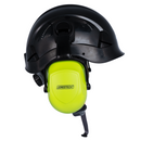 Sistema de casco de seguridad con orejeras extraíbles