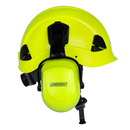 Sistema de casco de seguridad con orejeras extraíbles