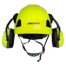 Sistema de casco de seguridad con orejeras extraíbles