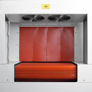 Túnel de termocontracción con ventiladores de enfriamiento 23" x 15"