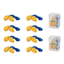 Silicone Tri-Flange Corded Earplugs – 10 Pack