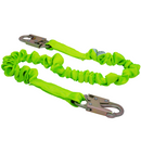 Single Leg Internal Shock-Absorbing Lanyard with Snap Hooks