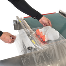 Selladora de película en L de acero inoxidable con cinta transportadora – 19” x 17”