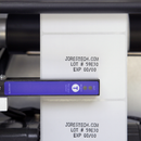 Semi-Automatic Label Applicator for Round Containers with Integrated Printer