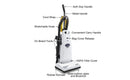Aspiradora vertical comercial Prolux PLC6K con herramientas integradas