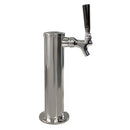 Dispensador sencillo listo para glicol - Contacto total de acero inoxidable 304 Columna de 3"