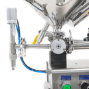 Llenadora de pistón de sobremesa para pasta con tolva calefactada - Acero inoxidable 316 – 500ml