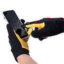 Touchscreen Safety Work Gloves with Leather Palms