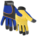 Touchscreen Safety Work Gloves with Leather Palms