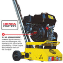 Aplanadora de escarificación de hormigón a gasolina de 8” con motor Honda de 5.5 HP y tambor