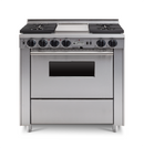 Chicago Brick Oven - 36” LP Gas Dual-Fuel Self-Cleaning Convection Range - Sealed Burners