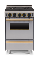 Chicago Brick Oven - 24” LP All-Gas Convection Range - Open Burners