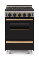 Chicago Brick Oven - 24” All Gas Convection Range - Sealed Burners