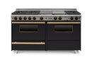 Chicago Brick Oven - 60" True Dual-Fuel Self-Cleaning Convection Range - Sealed Burners