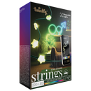 Guirnalda luminosa Twinkly Strings USB-C Estrella 200 LED, Guirnalda de luces LED en forma de estrella, Luces LED RGB multicolor, Luces para el Día de San Valentín, Compatible con Alexa, Google Home, Alimentación USB-C, Cable verde, 12 m
