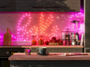 Guirnalda luminosa Twinkly Strings USB-C Estrella 200 LED, Guirnalda de luces LED en forma de estrella, Luces LED RGB multicolor, Luces para el Día de San Valentín, Compatible con Alexa, Google Home, Alimentación USB-C, Cable verde, 12 m