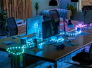 Guirnalda luminosa Twinkly Strings USB-C Estrella 200 LED, Guirnalda de luces LED en forma de estrella, Luces LED RGB multicolor, Luces para el Día de San Valentín, Compatible con Alexa, Google Home, Alimentación USB-C, Cable verde, 12 m