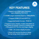 Controlador de videowall HDMI 2x2 4K a 60 Hz 