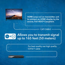 Balun extensor HDMI 4K de OREI de hasta 50 metros - UltraHD 4K a 60 Hz 4:4:4 sobre un solo cable CAT6/7 (UHD-IPC165-K)