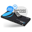 Matriz de conmutación HDMI 4x2 con extracción de audio (UHDS-402A) 