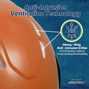 Casco de trabajo en altura ventilado y linterna frontal resistente al agua en paquete
