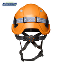 Casco de trabajo en altura ventilado y linterna frontal resistente al agua en paquete
