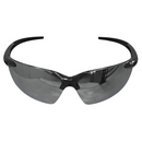 Wraparound Safety Glasses with Flexible Rubber Temple Tips