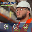Wraparound Safety Glasses for High Impact Protection - Pack of 12