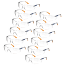 Wraparound Safety Glasses for High Impact Protection - Pack of 12