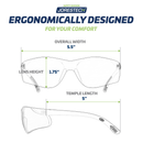 Wraparound Safety Glasses for High Impact Protection - Pack of 12