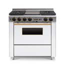 Chicago Brick Oven - 36” LP Gas Dual-Fuel Self-Cleaning Convection Range - Sealed Burners