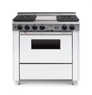 Chicago Brick Oven - 36” LP Gas Dual-Fuel Self-Cleaning Convection Range - Sealed Burners