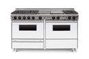 Chicago Brick Oven - 60" True Dual-Fuel Self-Cleaning Convection Range - Sealed Burners