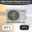 Pioneer® Diamante Pro Series 9,000 BTU 19 SEER2 Ductless Mini-Split Air Conditioner Inverter+ Heat Pump Full Set 115V with 16 Ft. Kit