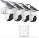 Kit de 4 cámaras de seguridad para exteriores AOSU 2K - C9C - 4H