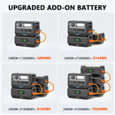 ALLWEI B200 PRO Expansion Battery for PPS2400 Power Stations