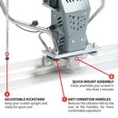 Battery Powered Vibrating Concrete Power Screed 36V/5Ah Float Finishing Tool (Choose 4ft, 6ft, 8ft, 10ft, 12ft, 14ft)