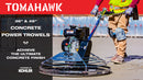 46" Concrete Power Trowel 14HP Kohler Float Pan Screed Edge Cement Finishing Tool