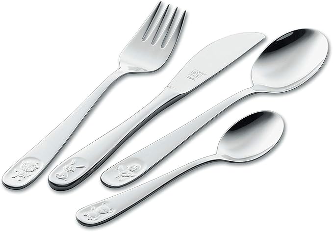 4 COUVERTS POUR ENFANTS EN INOX BINO
